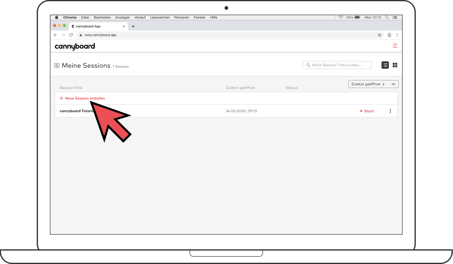 cannyboard_list-view-create-new-session-de.png